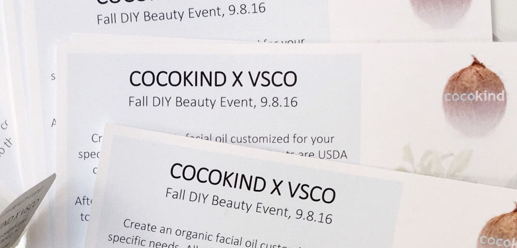 A Look Into Our DIY Fall Beauty Event at VSCO