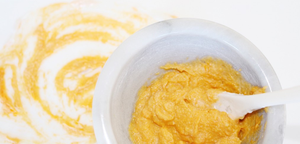 DIY Post-Sun Sweet Potato Face Mask